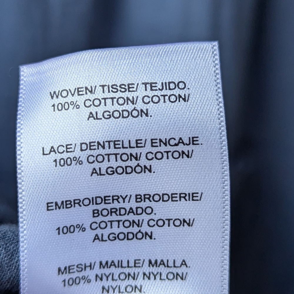 NWT Lucky Brand Embroidered Tiered Cotton Sundress Vintage Indigo Blue Medium - Picture 8 of 10